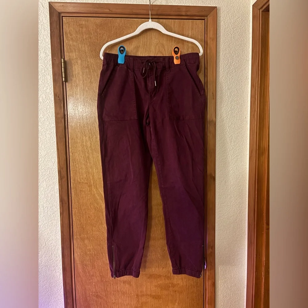 Grace & Lace Maroon Trousers - Picture 2 of 7